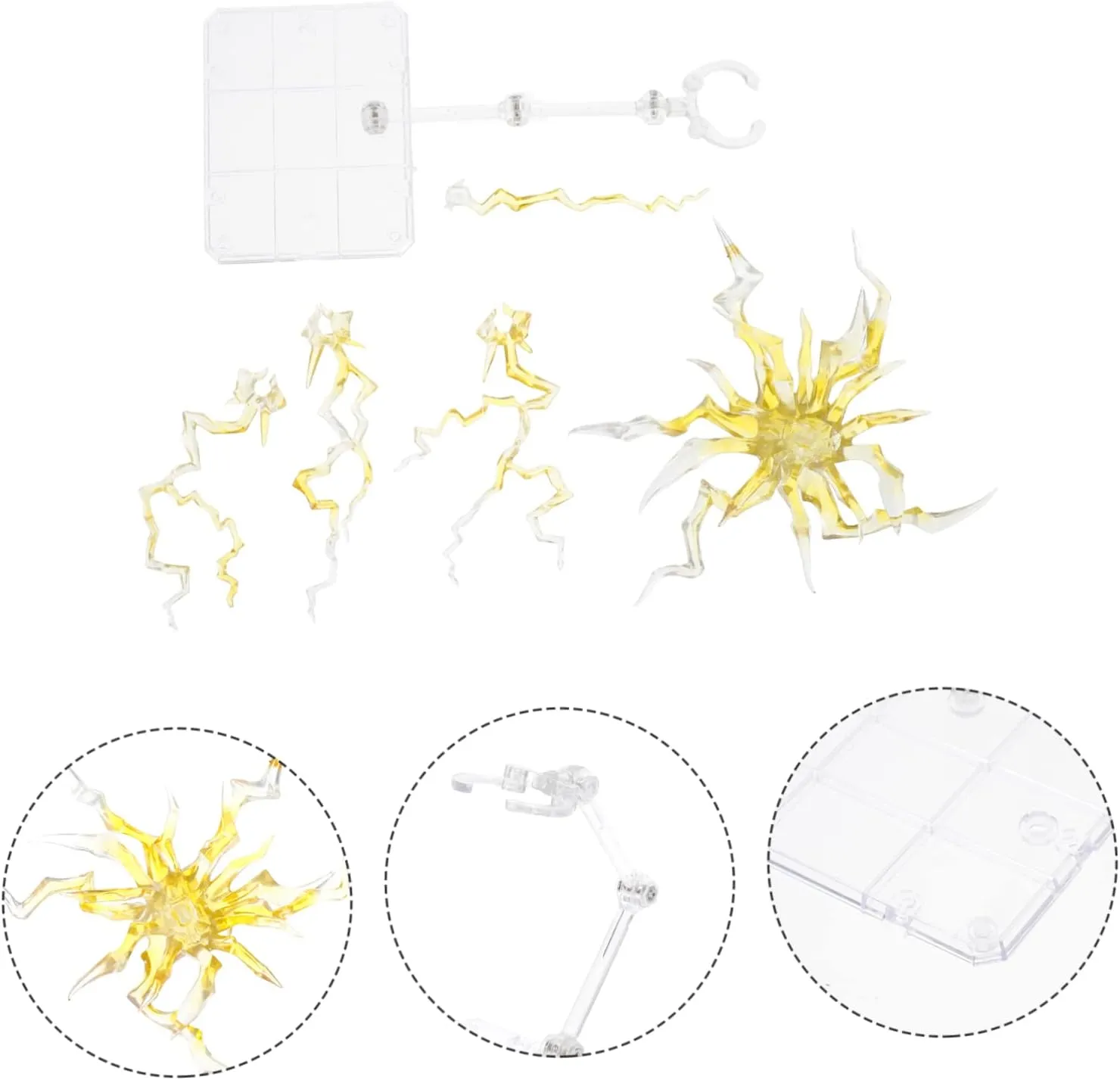 1 Set Hand-Made Special Effects Bracket Figure Display Stand Plastic Display Stands Toy Doll Holder Figurine Model Display Rack Doll Display Rack Action Figure Stand Puppet