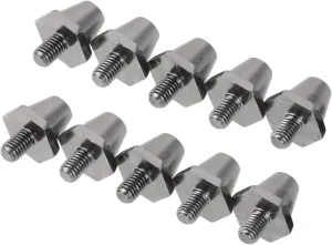 10pcs Replacement Sports Shoe Spikes Cleats for Sprinting Outdoor Activities Lightweight Sturdy Compatible Running Shoes