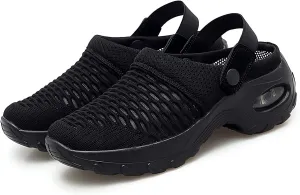 2024 New Air Cushion Orthopedic Slip on Shoes Air Cushion Slip-on Diabetic Walking Shoes for Women Wide Width