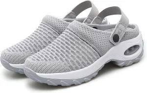 2024 New Air Cushion Orthopedic Slip on Shoes Air Cushion Slip-on Diabetic Walking Shoes for Women Wide Width