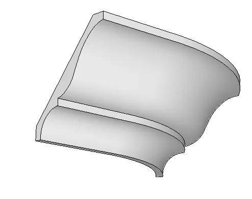 4" Flexible Cornice (per foot)