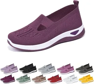 Addenno Womens Shoes, Enjerr Orthopedic Shoes Womens, Women's Casual Breathable Slip on Orthopaedic Walking Sneakers
