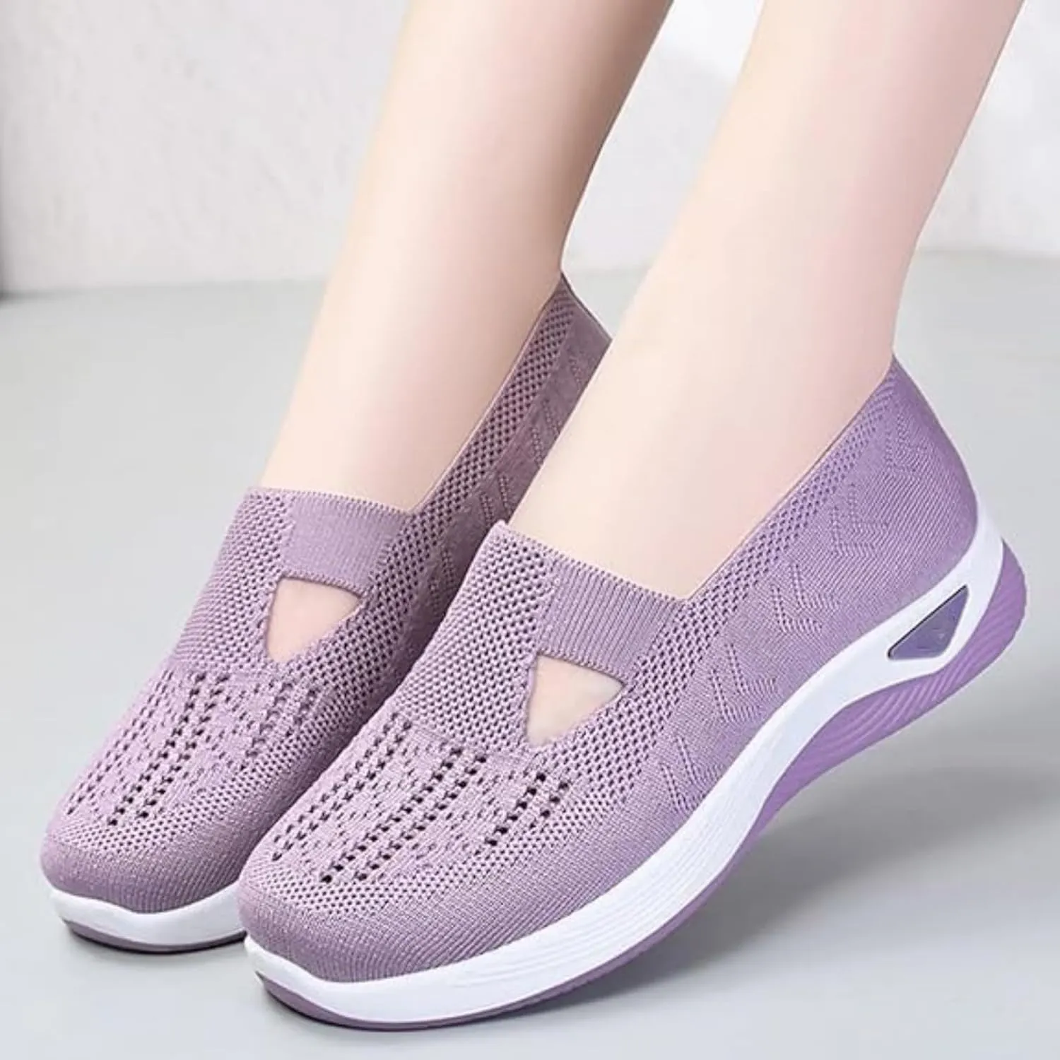 Addenno Womens Shoes, Enjerr Orthopedic Shoes Womens, Women's Casual Breathable Slip on Orthopaedic Walking Sneakers