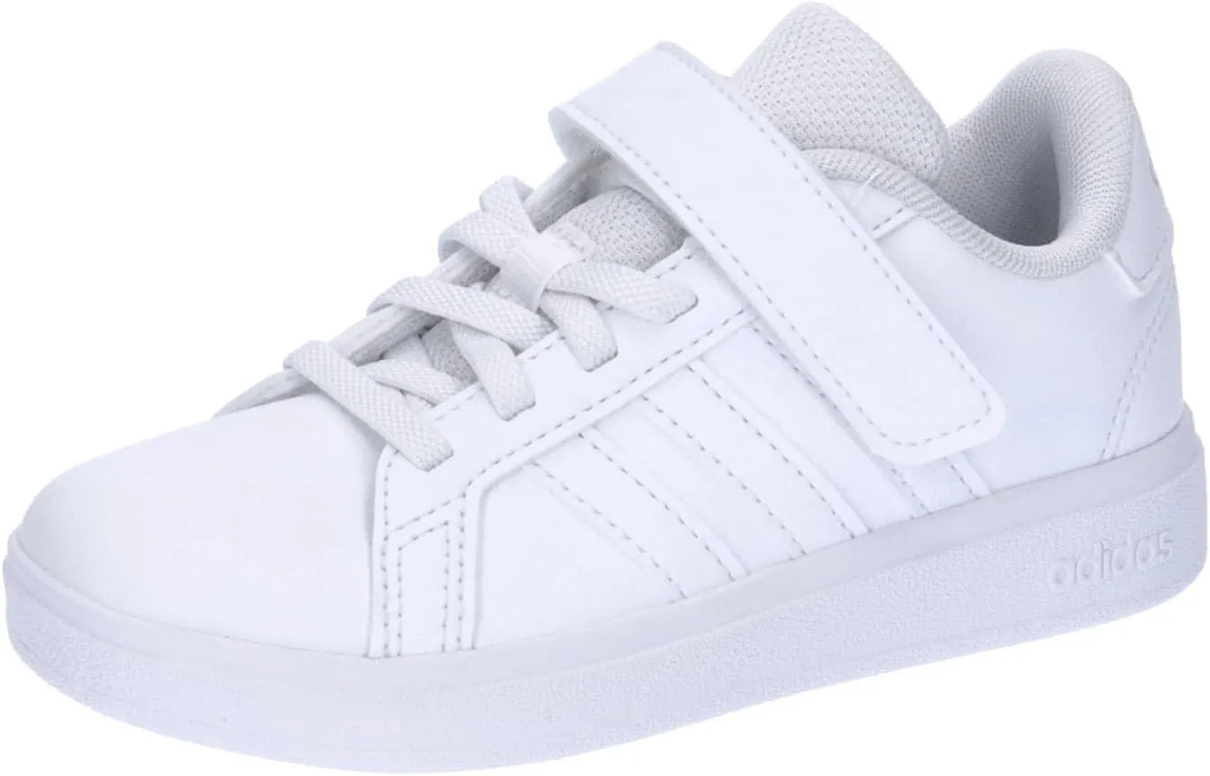 adidas Grand Court 2.0 Kids Sneaker for Unisex-Child, White, 18.5 cm