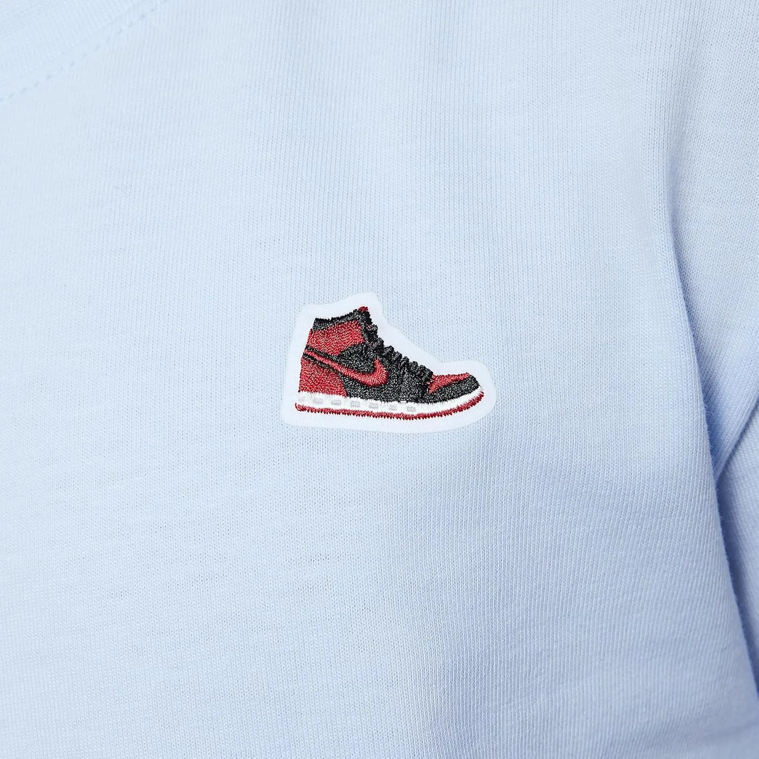 Air Jordan 1 Big Kids' Patch T-Shirt (Hydrogen Blue, 95C899-U3C)