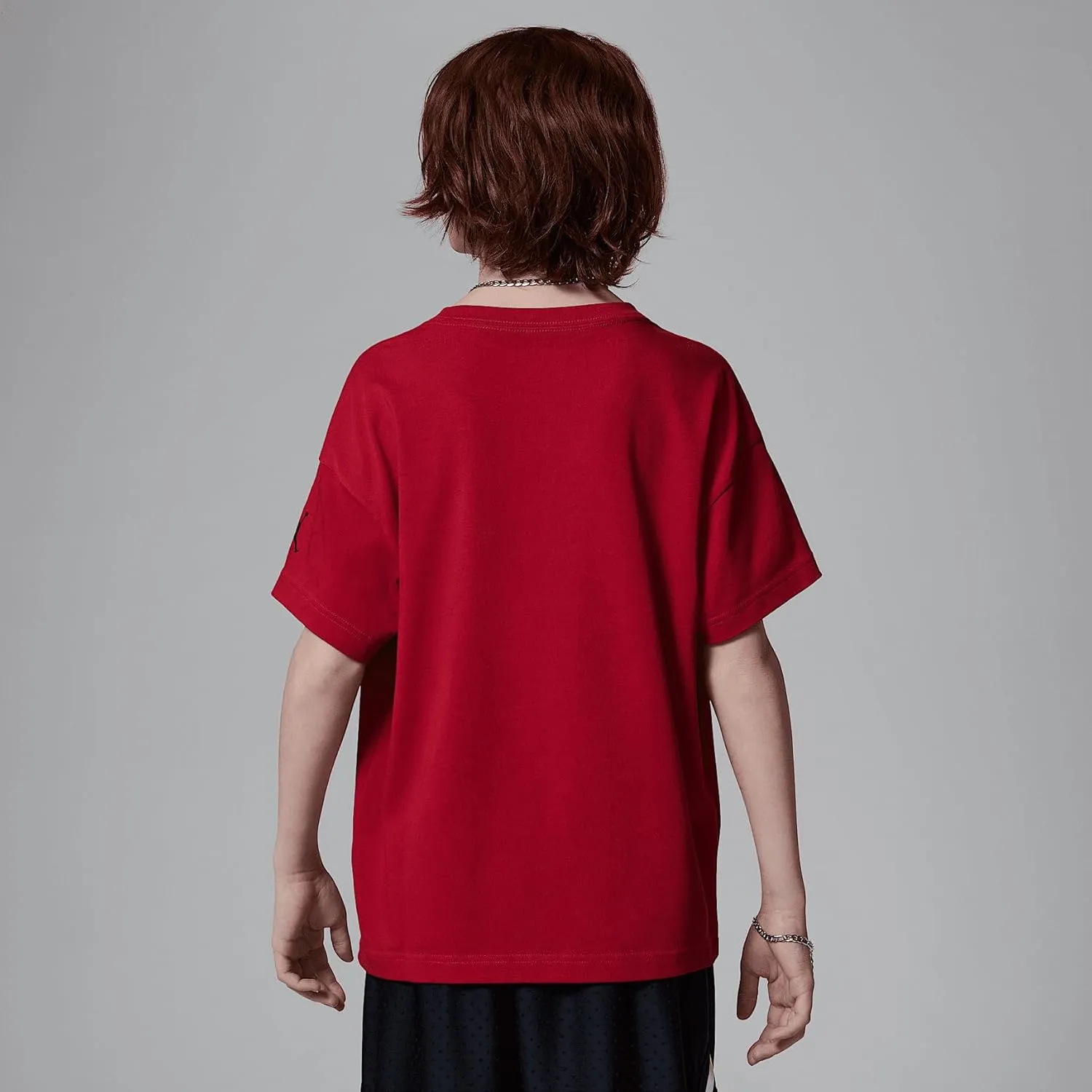 Air Jordan 1 Big Kids' Patch T-Shirt (Varsity Red, 95C899-H15)