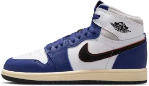 Air Jordan 1 Retro High OG Rare Deep Royal Blue Preschool Lifestyle Shoes (White/Black/Neutral Grey/Deep Blue)
