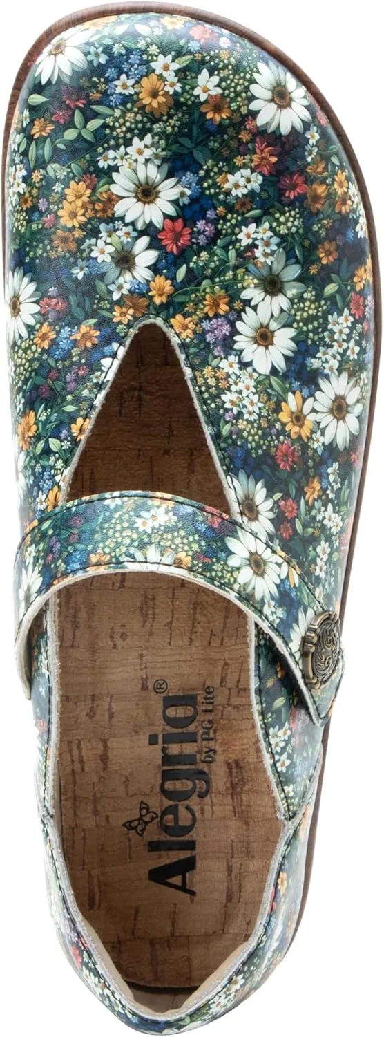 Alegria Women's Opheliah Comfort Shoes V-Cut Leather Mary Jane