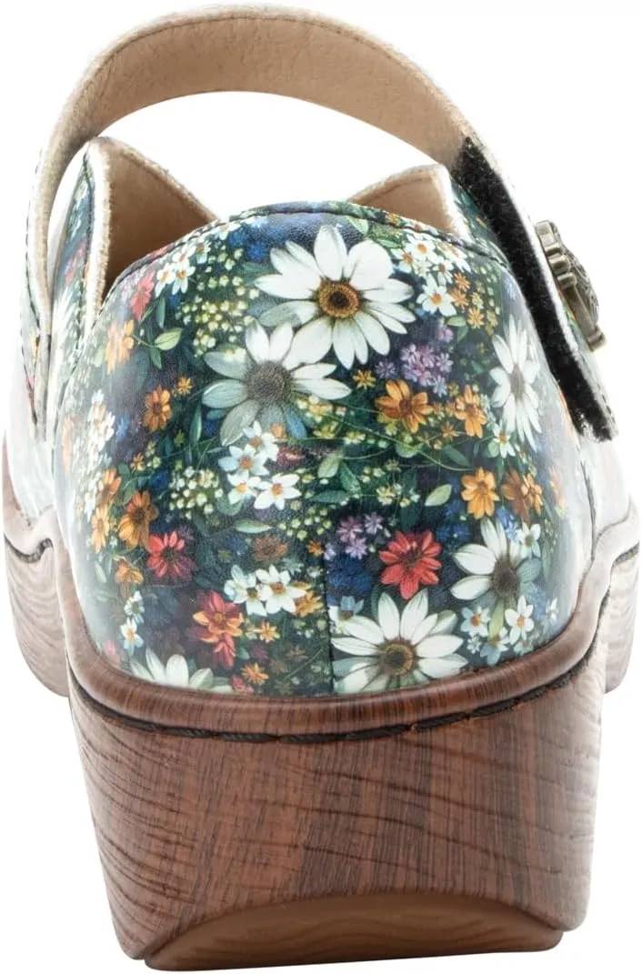 Alegria Women's Opheliah Comfort Shoes V-Cut Leather Mary Jane