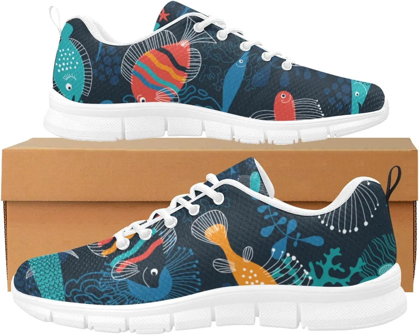 ANANGTEE Red Buffalo Tart Womens Sneakers Fashion Casual Comfortable Lightweight Breathable Arch Support Slip On Non-Slip Tennis Shoes Walking Shoes