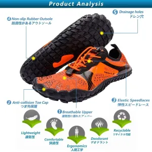 Ansbowey Water Shoes Mens Womens Quick-Dry Lightweight Barefoot Athletic Shoes for Beach Walking, Stream Trekking, Swimming Pool, Snorkeling, Driving, Jogging, Boating