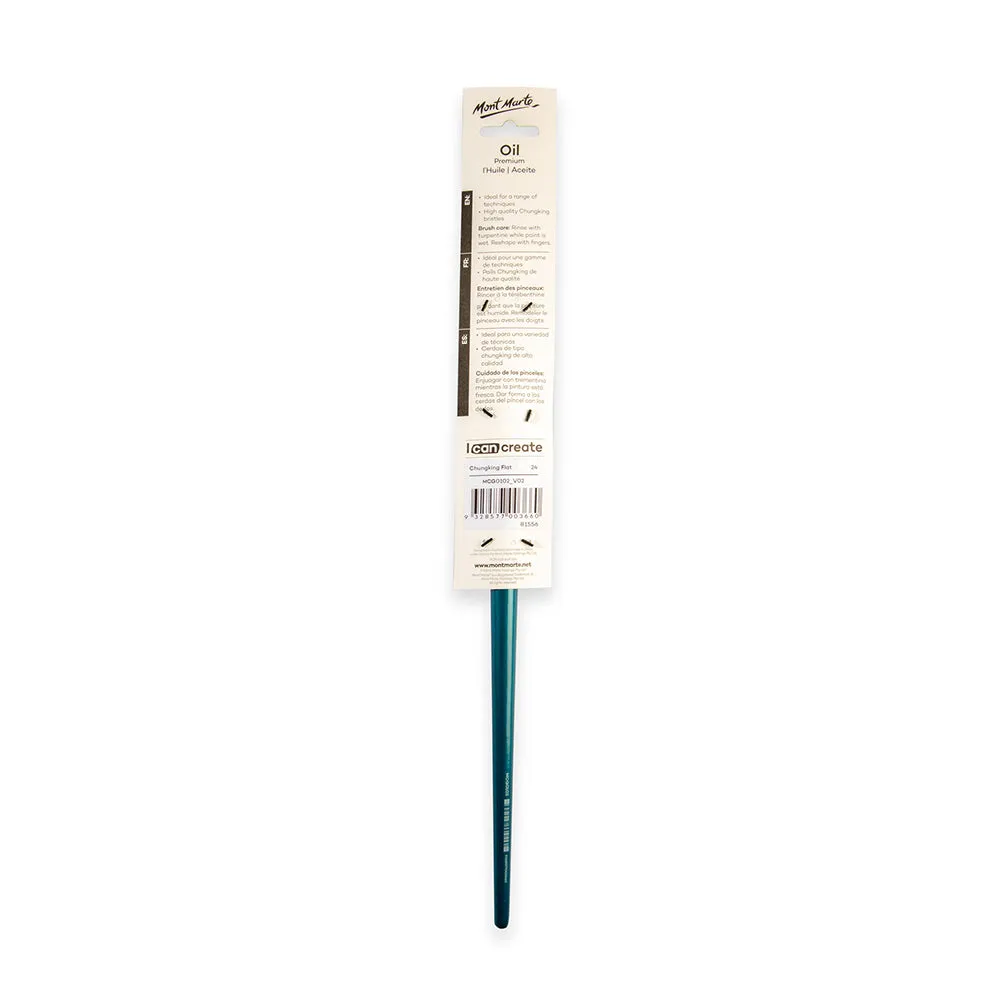 Artist Oil Brush Premium Chungking Flat 24