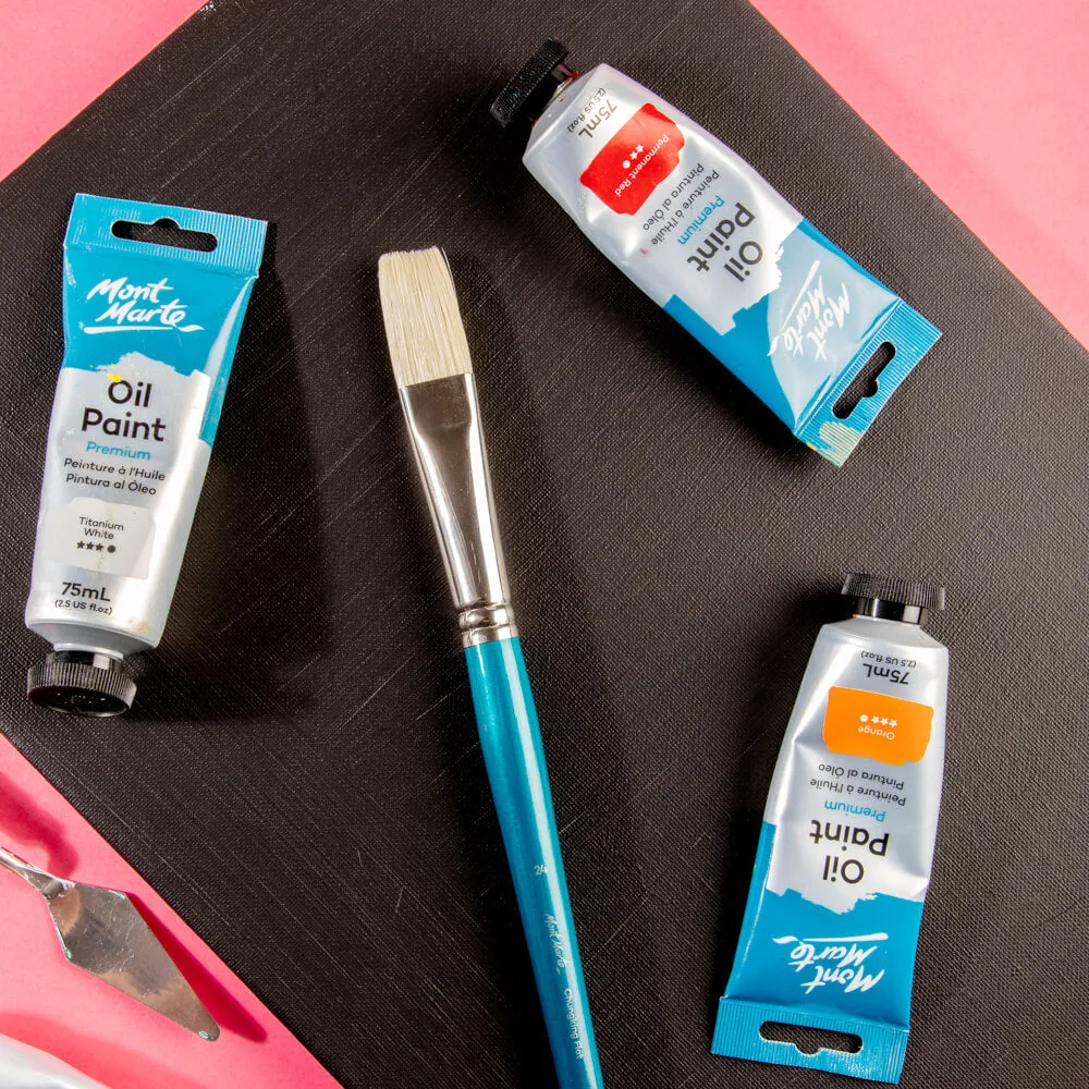Artist Oil Brush Premium Chungking Flat 24