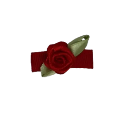 Baby Non Slip Hair Clip - Mini Rose (13 Colours)