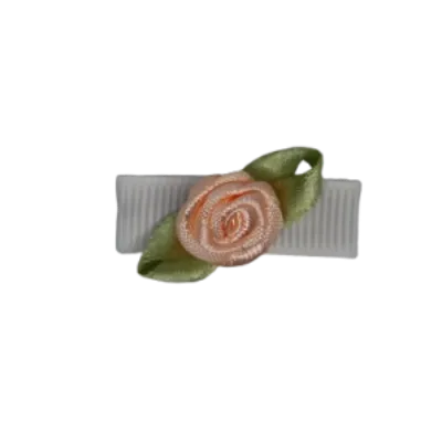 Baby Non Slip Hair Clip - Mini Rose (13 Colours)