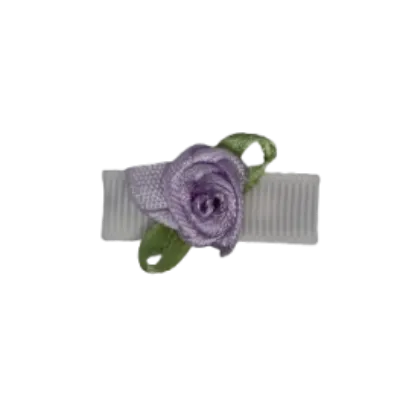 Baby Non Slip Hair Clip - Mini Rose (13 Colours)