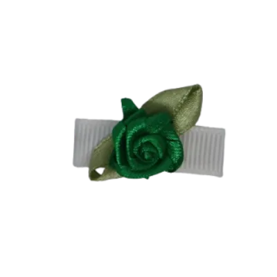 Baby Non Slip Hair Clip - Mini Rose (13 Colours)