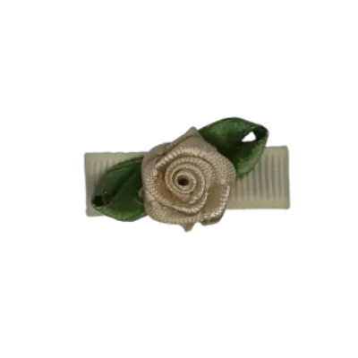 Baby Non Slip Hair Clip - Mini Rose (13 Colours)