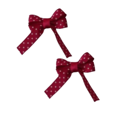 Baby Non Slip Hair Clip - Spots (28 Colours)