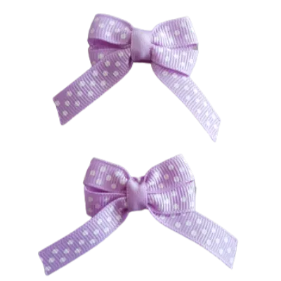 Baby Non Slip Hair Clip - Spots (28 Colours)
