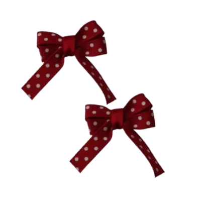Baby Non Slip Hair Clip - Spots (28 Colours)