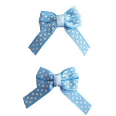 Baby Non Slip Hair Clip - Spots (28 Colours)