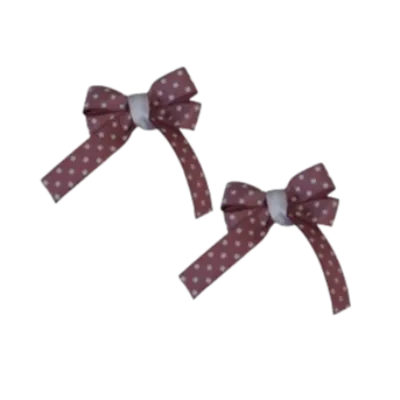 Baby Non Slip Hair Clip - Spots (28 Colours)