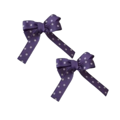 Baby Non Slip Hair Clip - Spots (28 Colours)
