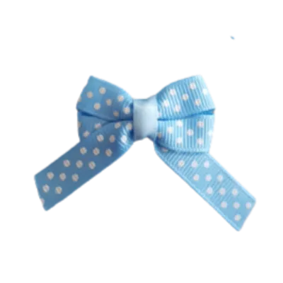 Baby Non Slip Hair Clip - Spots (28 Colours)