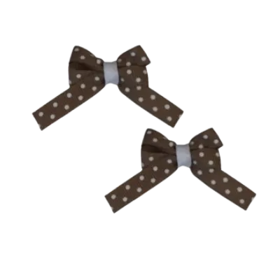Baby Non Slip Hair Clip - Spots (28 Colours)