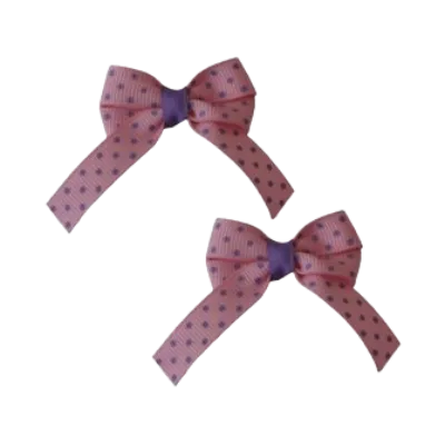 Baby Non Slip Hair Clip - Spots (28 Colours)