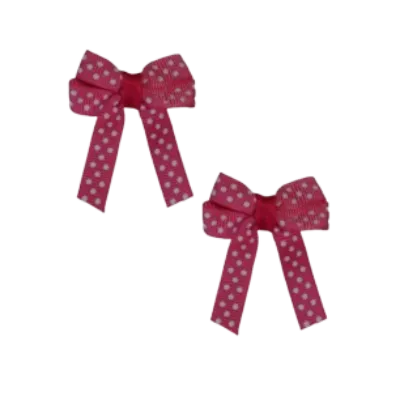 Baby Non Slip Hair Clip - Spots (28 Colours)