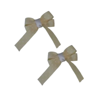 Baby Non Slip Hair Clip - Spots (28 Colours)