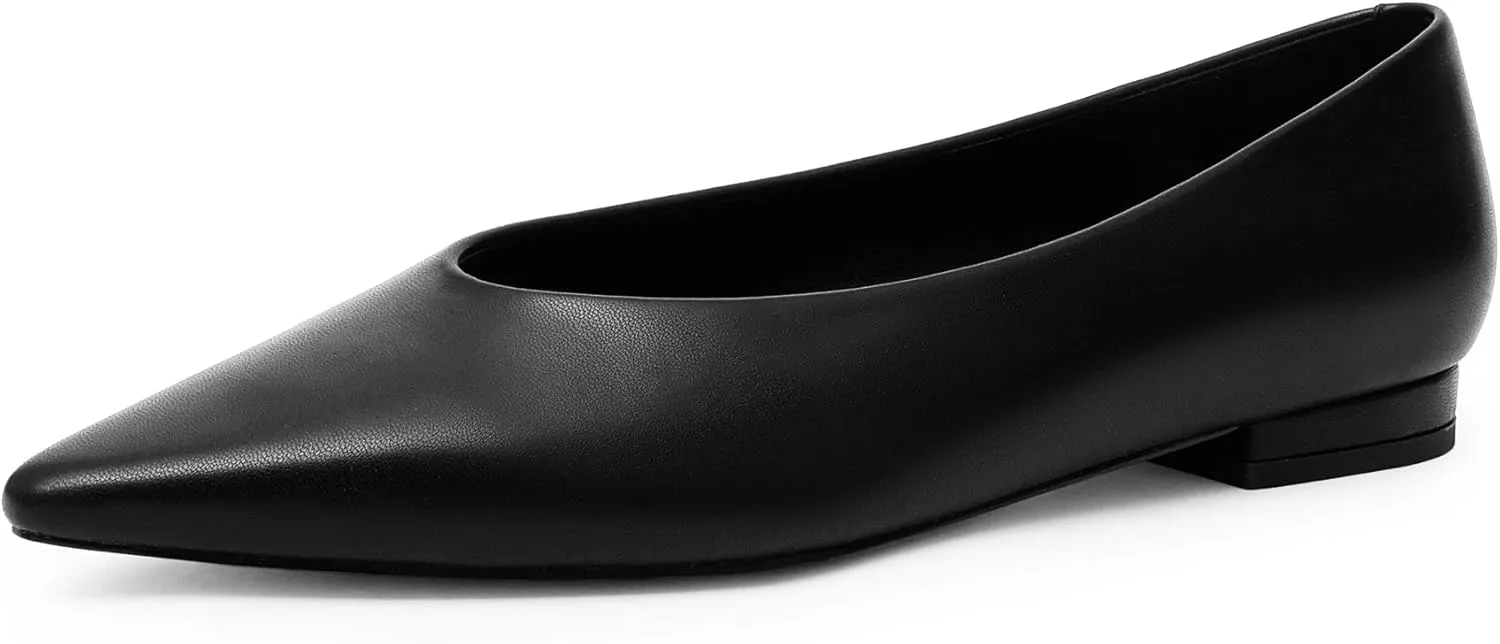 Ballet Pointed Toe Flats Shoes for Women Comfortable Dressy Womens Flats