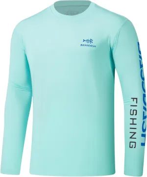 BASSDASH Men’s UPF 50  Sun Protection Long Sleeve Shirts Quick Dry Performance SPF UV Shirt for Outdoors Fishing Hiking FS31M