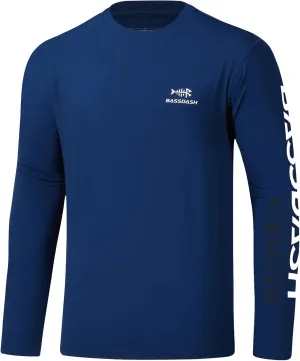 BASSDASH Men’s UPF 50  Sun Protection Long Sleeve Shirts Quick Dry Performance SPF UV Shirt for Outdoors Fishing Hiking FS31M