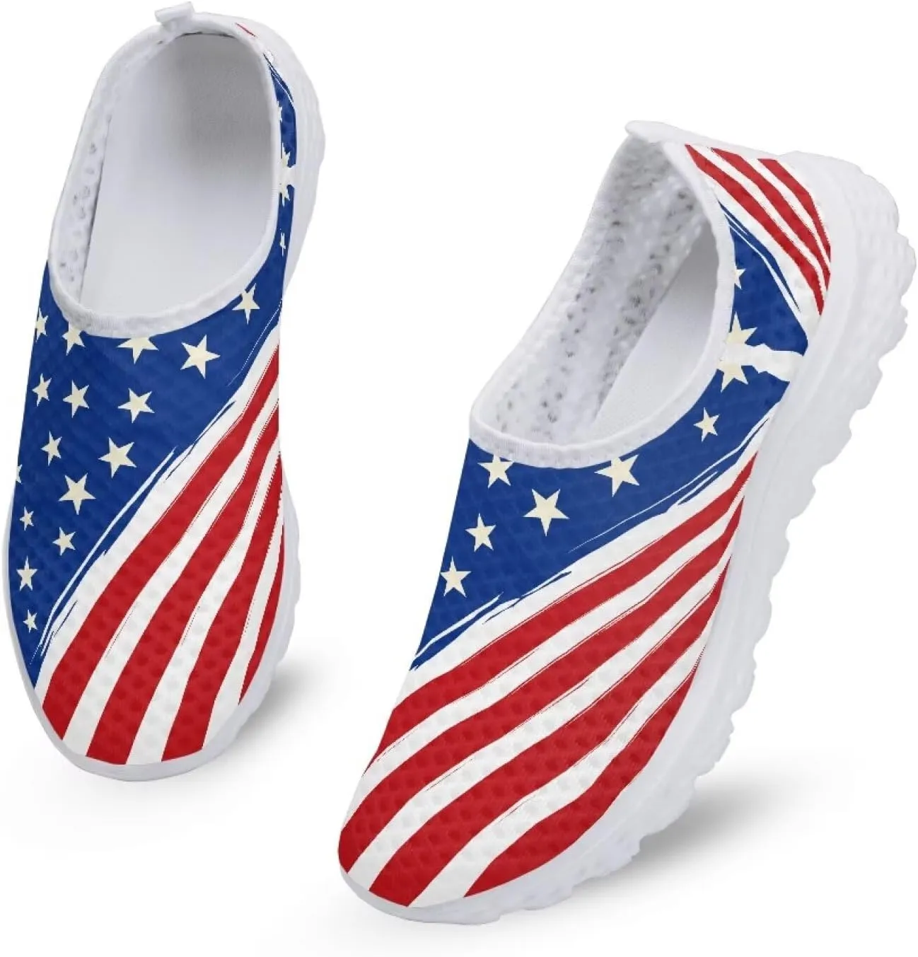 Belidome Slip On Sneakers Clipper Shoes for Women Men Casual Comfortable Walking Running Footwear