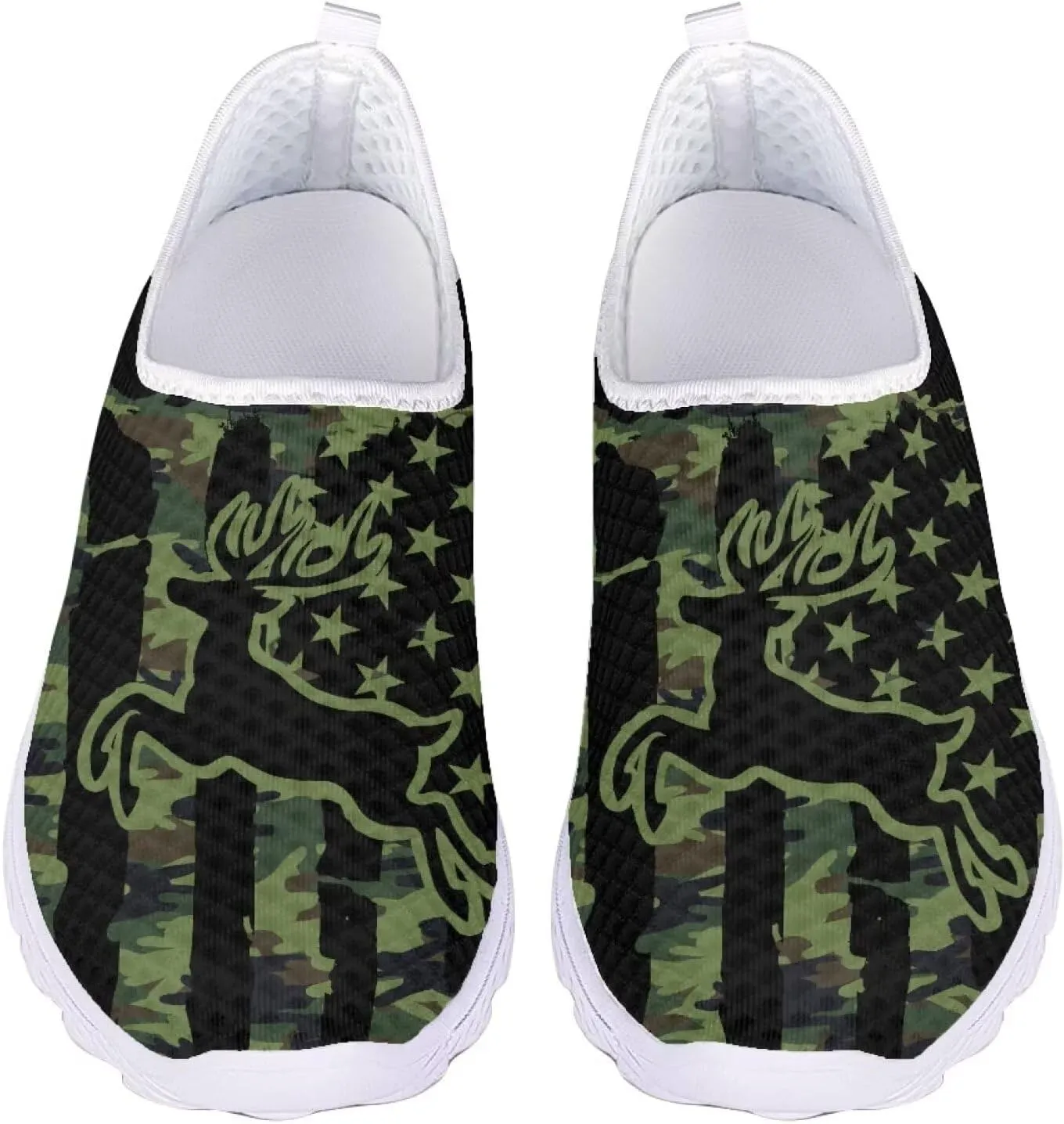Belidome Slip On Sneakers Clipper Shoes for Women Men Casual Comfortable Walking Running Footwear