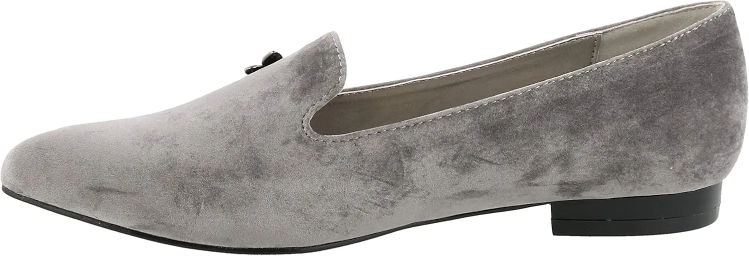 Bellini Women's Dragonfly Black Velvet Flat