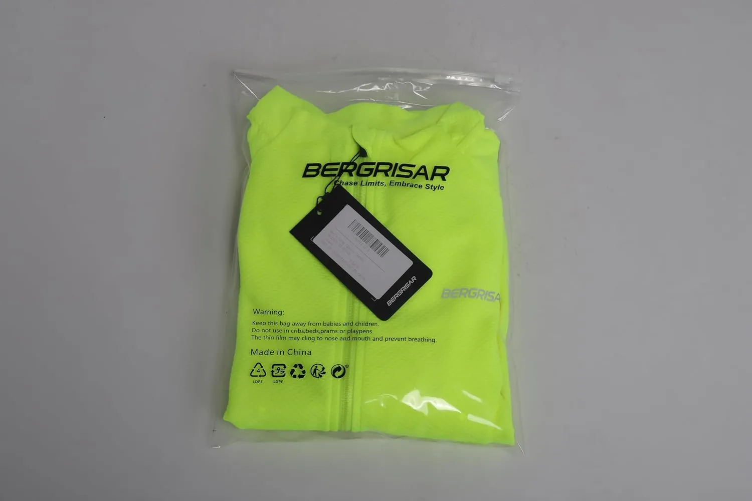 BERGRISAR Men's Long Sleeve Cycling Jersey Spring Fall Road Bike Shirt Biking Bicycle Mountain Bike Jersey