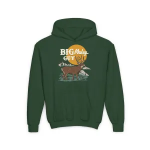 Big Mule Deer Guy Kids Hoodie
