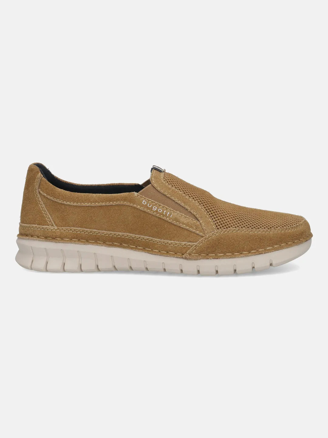 bugatti Cognac Premium Leather Slip-On