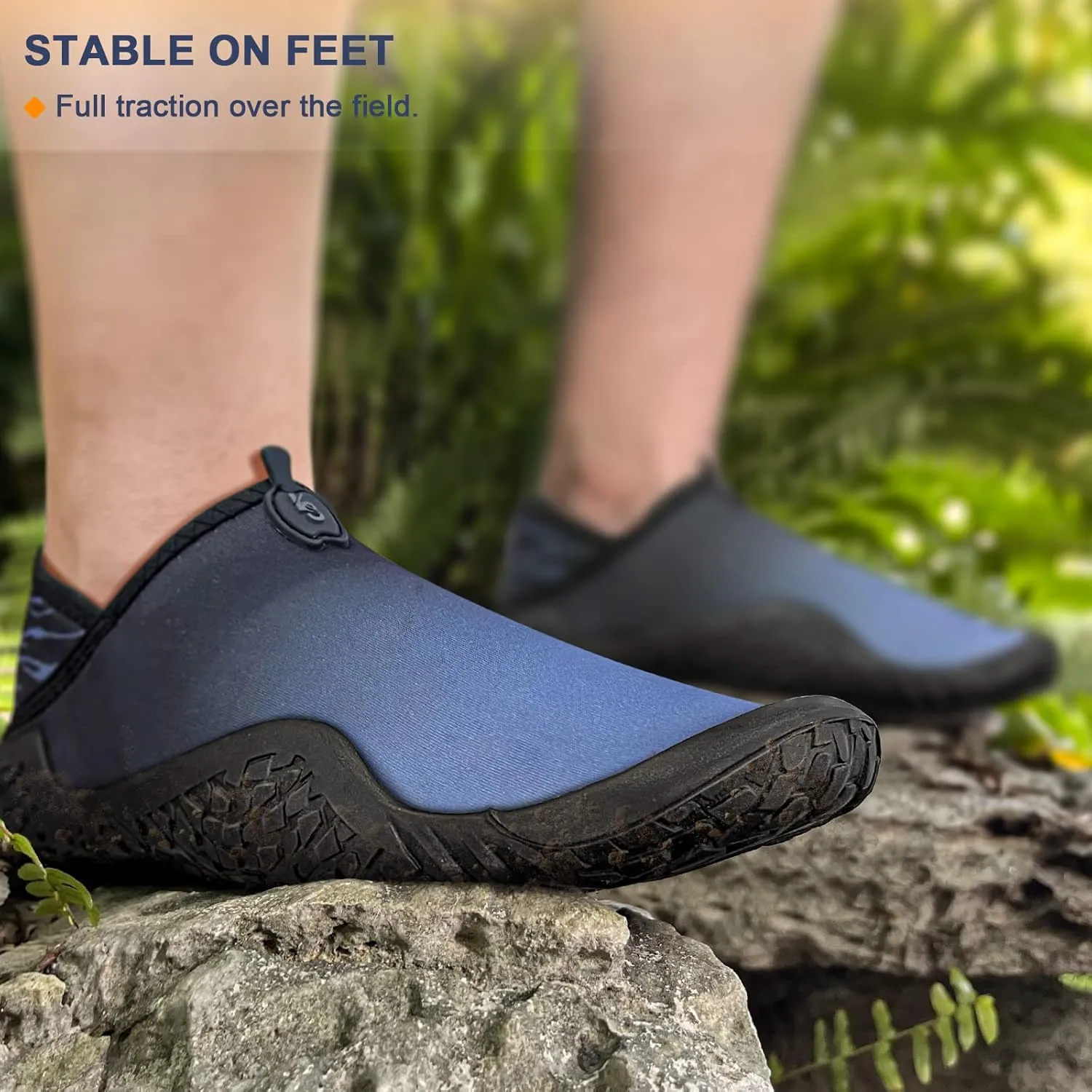 BULLIANT Water Shoes Men, Unisex Barefoot Aqua Shoes for Men Women Hiking Swimming Shoe