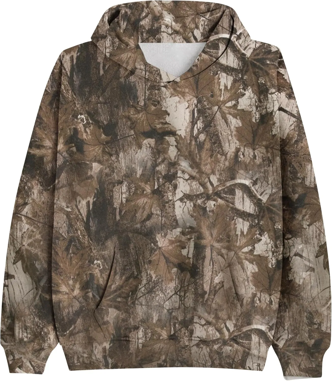 Camo Hoodie For Women Oversized Long Sleeve Drop Shoulder Fleece Hooded Sweatshirt Pullover With Pocket Outfits