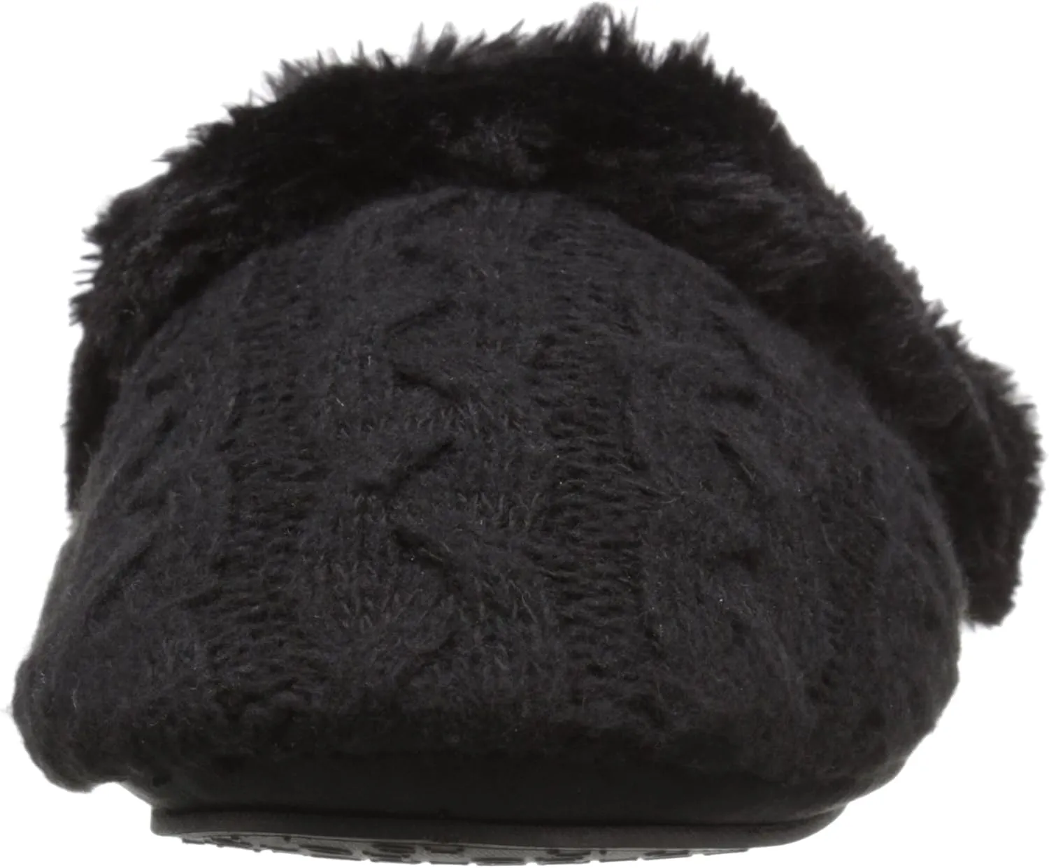 Carole Hochman Women's Cashmere Plushfill Cable Knit Mule