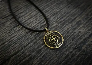 Carpe Diem Brass Pendant