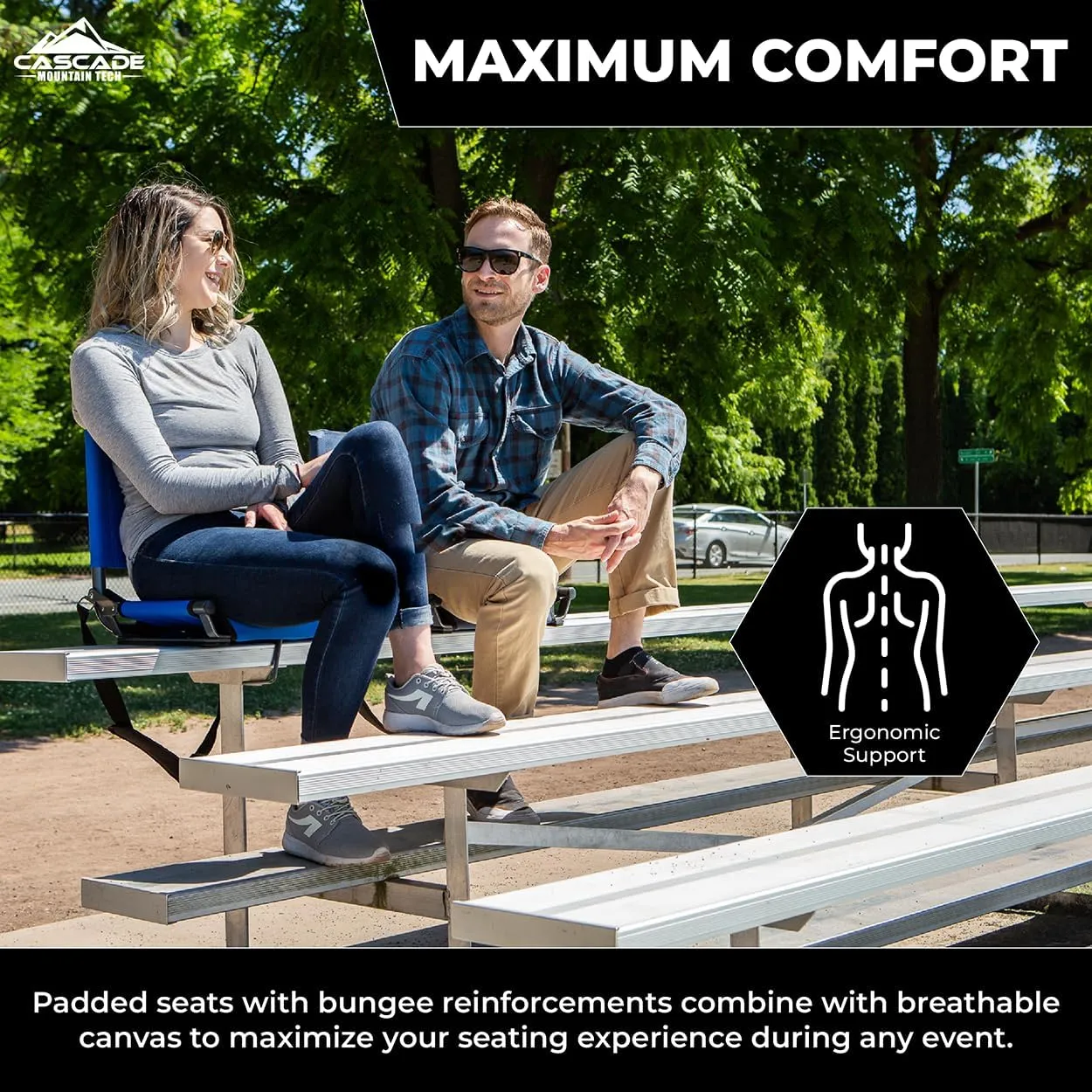 Cascade Mountain Tech Extra Wide Stadium Seat