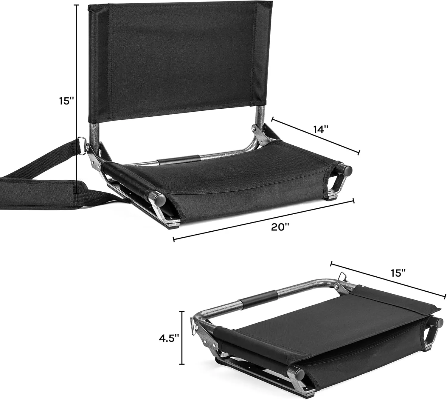 Cascade Mountain Tech Extra Wide Stadium Seat