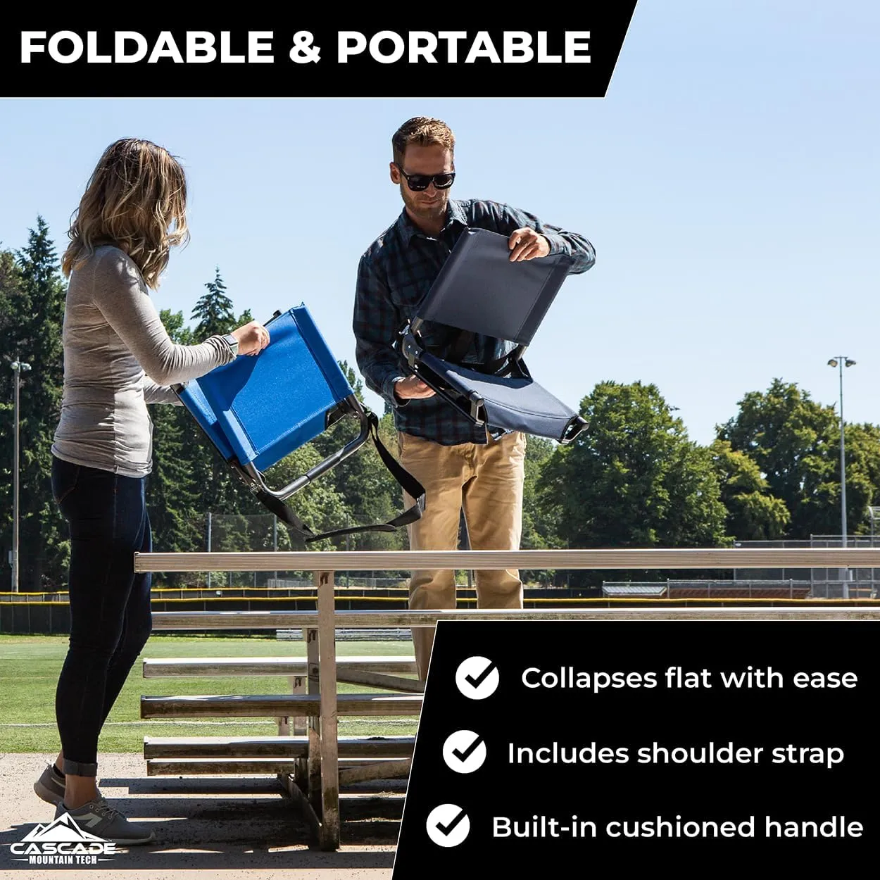 Cascade Mountain Tech Extra Wide Stadium Seat