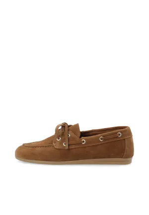 CASCILLE BOAT SHOE - Tan